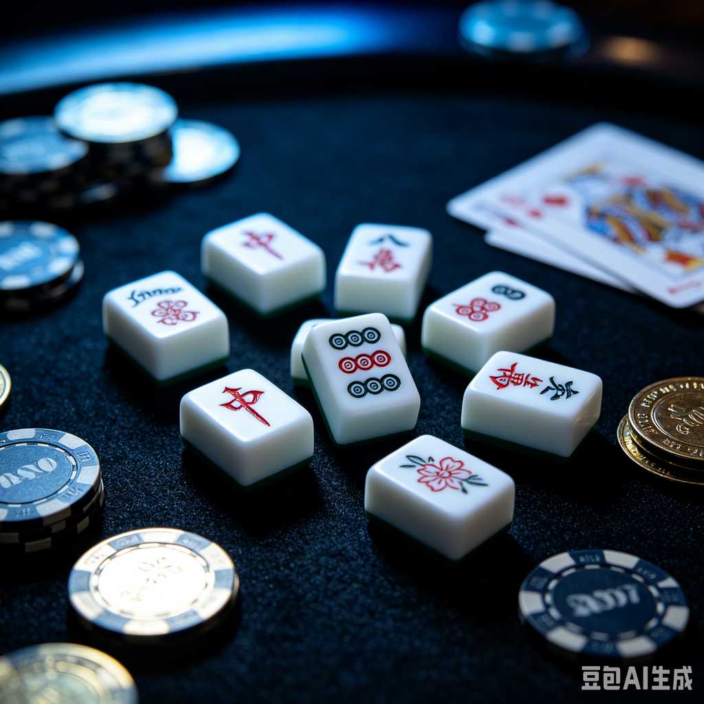 retro vintage mahjong set