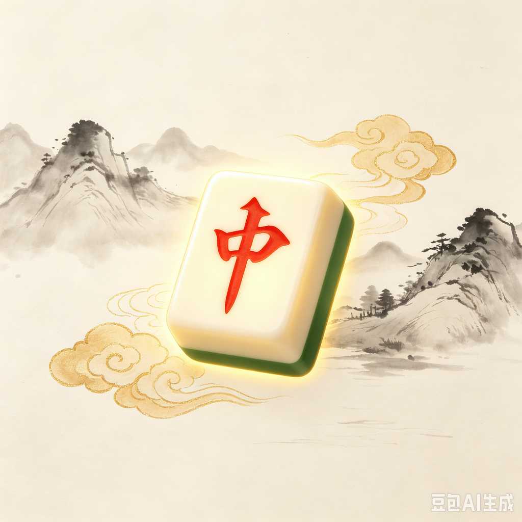 gold accent mahjong set