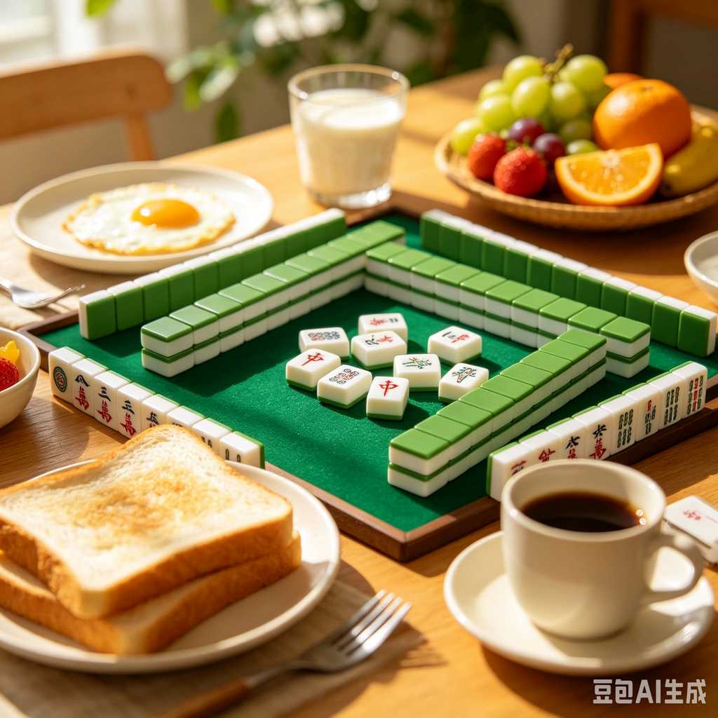 colorful mini mahjong tiles